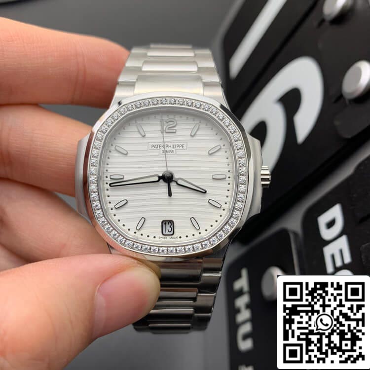 Patek Philippe Nautilus 7118/1200A-010 Quadrante bianco di fabbrica 1:1 Best Edition 3K