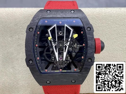 Richard Mille RM27-03 Rafael Nadal Tourbillon 1:1 Mejor Edición RM Factory Correa Roja