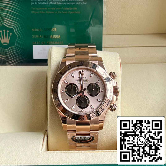 Réplica Rolex Daytona M116505-0016 Mejor 1:1 BT Factory Edition Esfera Dorada