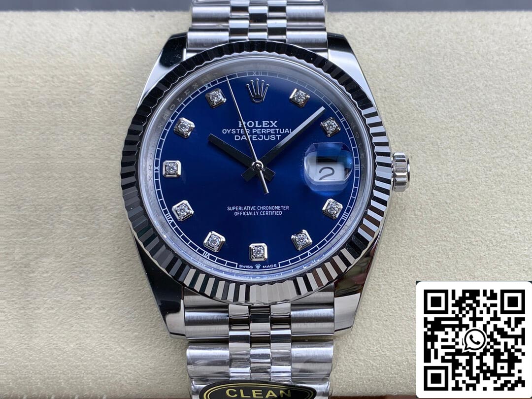 Rolex Datejust M126334-0016 Quadrante blu di fabbrica pulito 1: 1 della migliore edizione