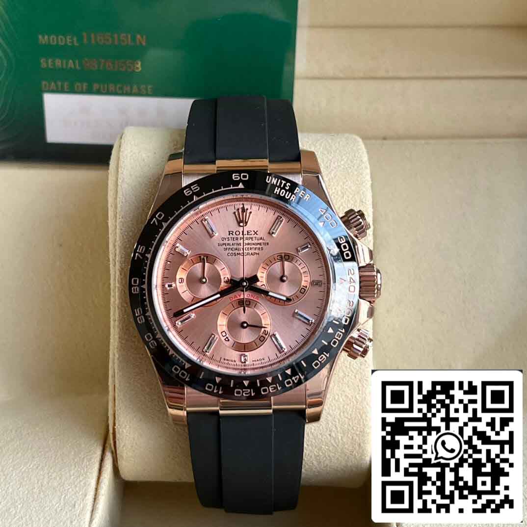 Replica Rolex Daytona M116515ln-0021 Migliore lunetta in ceramica di fabbrica BT 1:1