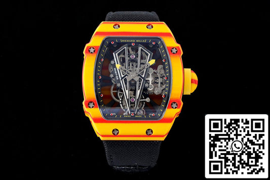 Richard Mille RM27-03 Rafael Nadal Tourbillon 1: 1 Best Edition RM Factory cinturino nero