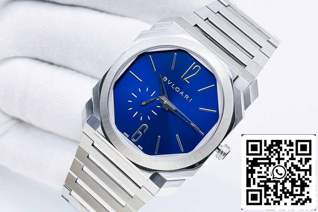 Bulgari Octo Finissimo 103431 1:1 Best Edition BV Factory quadrante blu