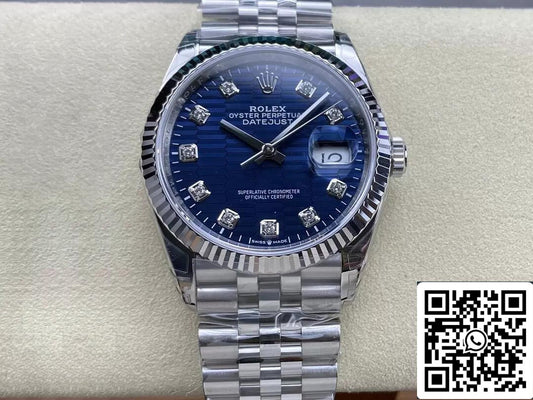 Rolex Datejust M126234-0057 36MM 1:1 Mejor edición VS Acero inoxidable de fábrica