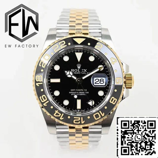 Rolex GMT Master II M126713grnr-0001 1:1 Best Edition EW Factory Black Dial