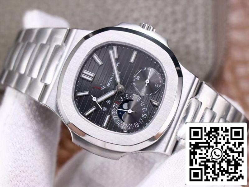 Patek Philippe Nautilus 5712/1A-001 1:1 Mejor Edición PF Factory Esfera Gris Movimiento Suizo