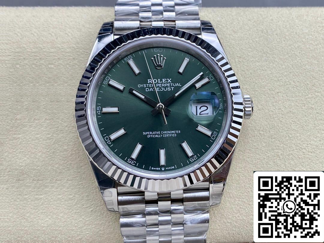 Rolex Datejust M126334-0027 1:1 Mejor Edición VS Acero Inoxidable de Fábrica