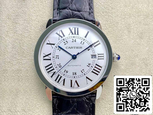 RONDE DE CARTIER W6701010 1:1 Mejor Edición AF Factory Esfera Blanca