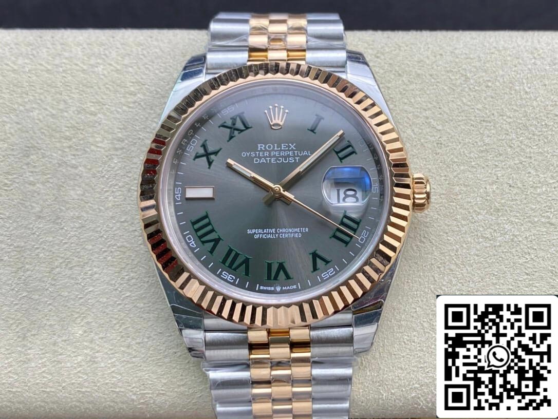 Rolex Datejust M126331-0016 1:1 Best Edition EW Factory Quadrante verde