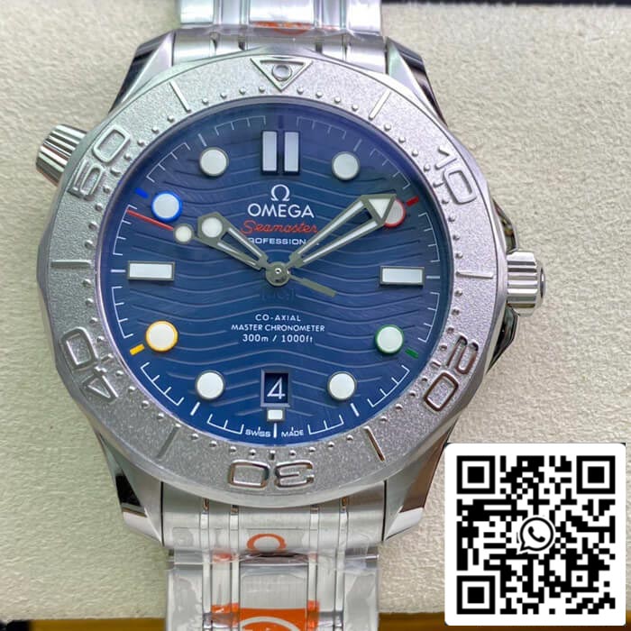 Omega Seamaster Diver 300M 522.30.42.20.03.001 1:1 Migliore edizione o quadrante blu di fabbrica