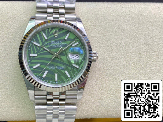 Rolex Datejust M126234-0047 1:1 Best Edition EW Factory quadrante verde oliva