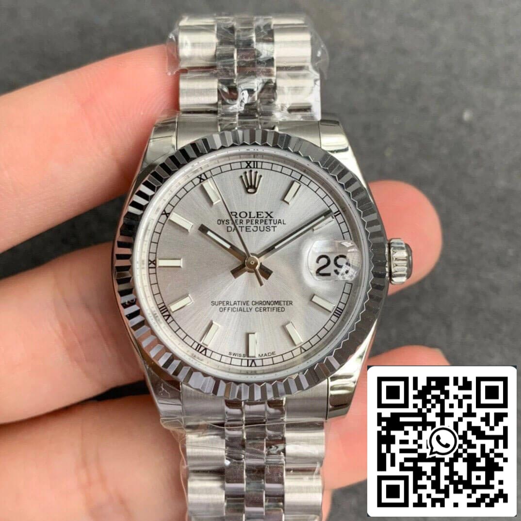 Rolex Datejust M278274-0012 1:1 Mejor edición GS Factory esfera plateada