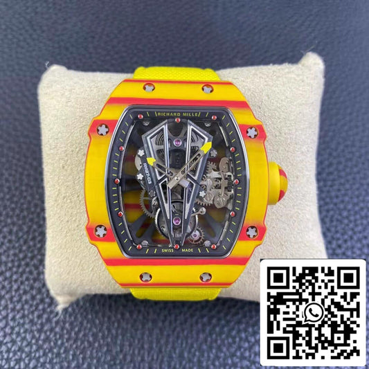 Richard Mille RM27-03 Rafael Nadal Tourbillon 1: 1 Best Edition RM Factory cinturino giallo