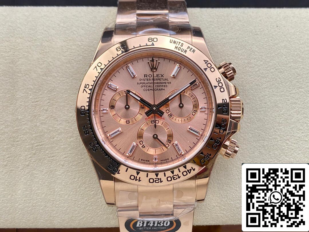 Rolex Daytona M116505-0012 1:1 Best Edition BT Factory in oro rosa