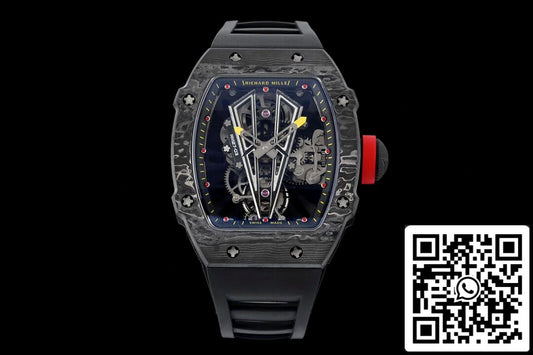 Richard Mille RM27-03 Rafael Nadal Tourbillon 1:1 Best Edition RM Factory Black Rubber Strap