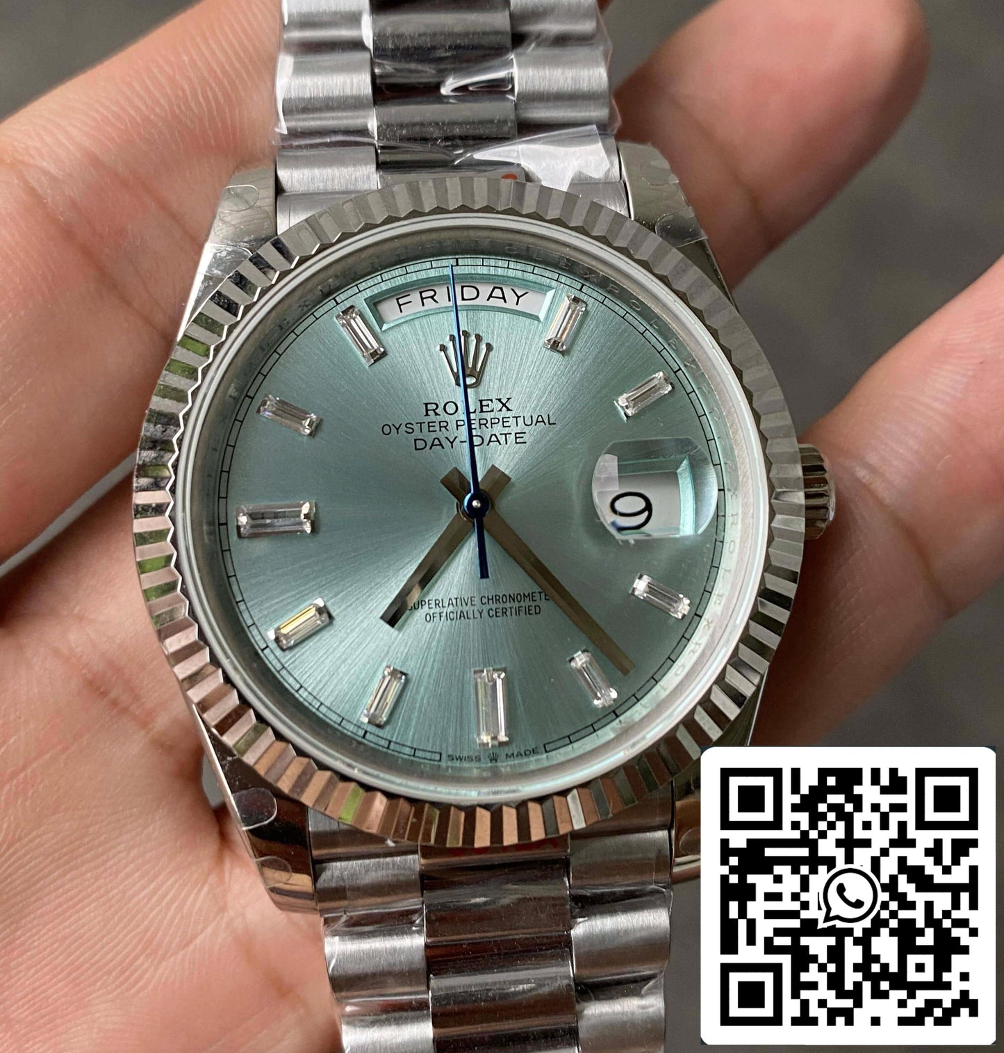 Rolex Day Date M228236-0006 1:1 Best Edition GM Factory Blue Dial