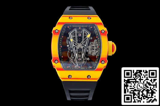 Richard Mille RM27-03 Rafael Nadal Tourbillon 1:1 Mejor edición RM Factory Correa de caucho