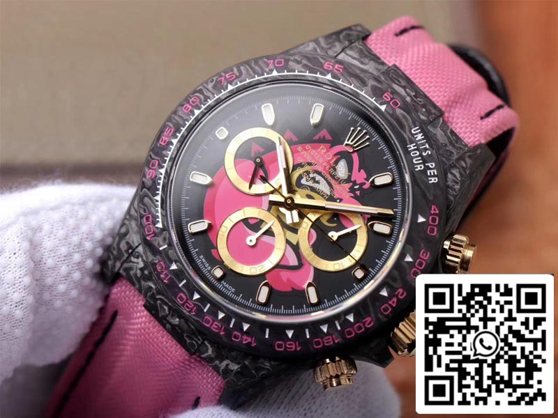 Rolex Daytona Cosmos Pink Exploded Dragon 1:1 Mejor Edición WWF Factory Swiss ETA7750