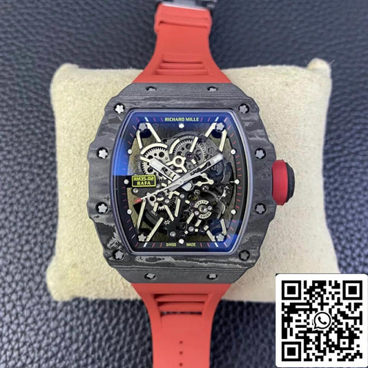 Richard Mille RM35-02 Quadrante scheletrato in fibra di carbonio della migliore edizione T+ 1:1