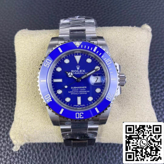 Rolex Submariner 116619LB-97209 40MM 1:1 Mejor edición Clean Factory V5 esfera azul