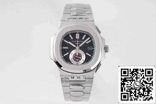 Patek Philippe Nautilus 5980/1A-014 1:1 Mejor Edición 3K Factory V2 Esfera Negra