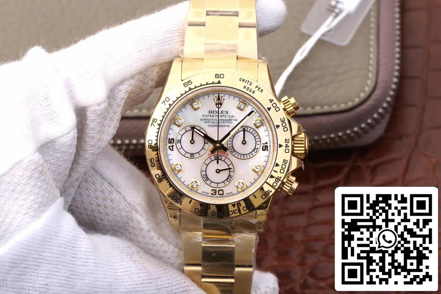 Rolex Daytona Cosmograph 116528-78598 1:1 Mejor edición JH Factory Esfera de diamantes