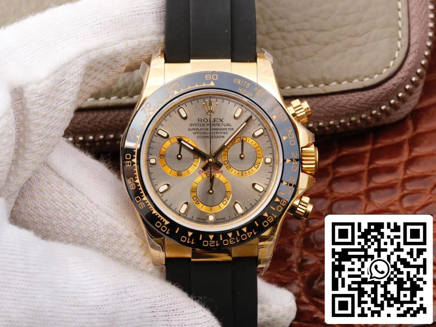 Rolex Daytona Cosmograph 116518LN 1:1 Best Edition JH Factory quadrante grigio argento