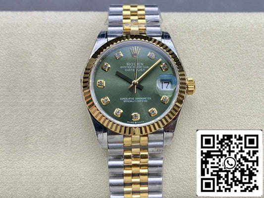 Rolex Datejust M278273-0030 31MM 1:1 Best Edition GS Factory quadrante verde