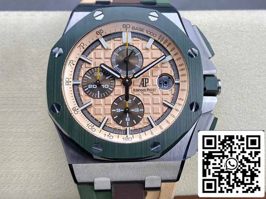 Audemars Piguet Royal Oak Offshore 26400SO.OO.A054CA.01 1:1 Best Edition APF Factory Quadrante beige