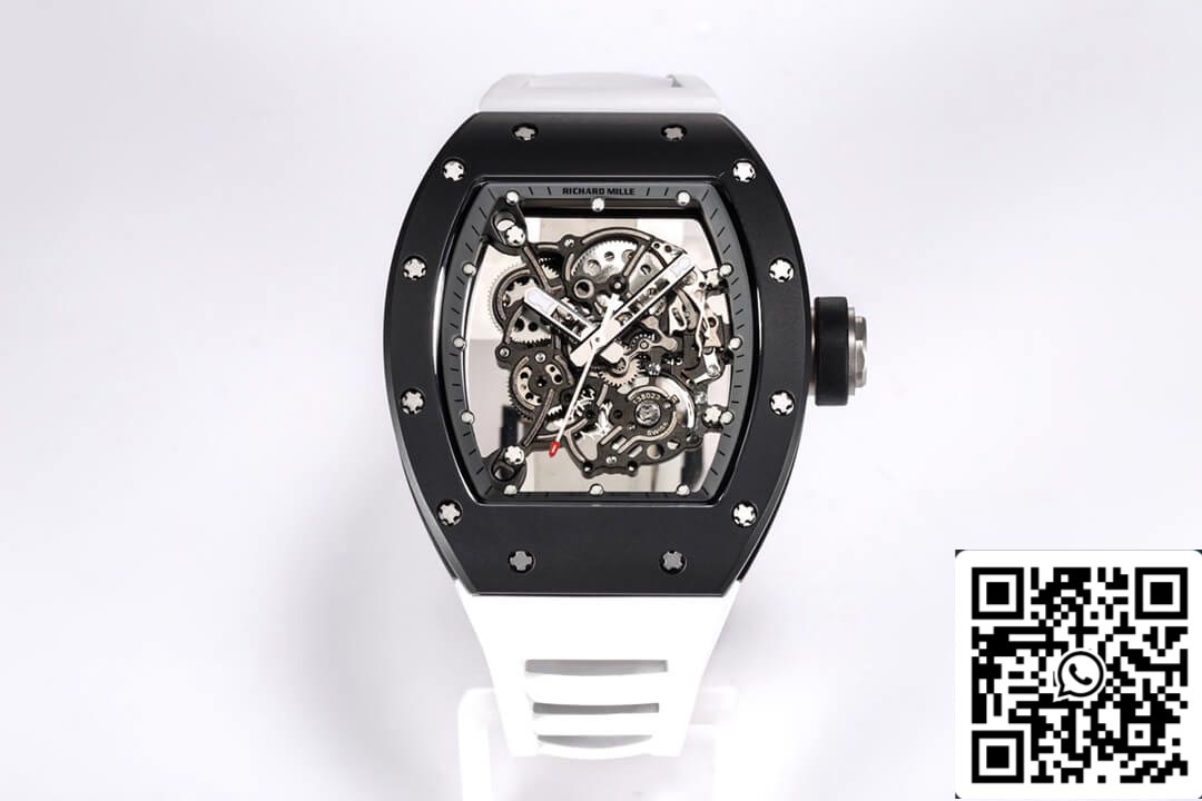 Custodia in ceramica nera Richard Mille RM-055 1: 1 Best Edition BBR Factory