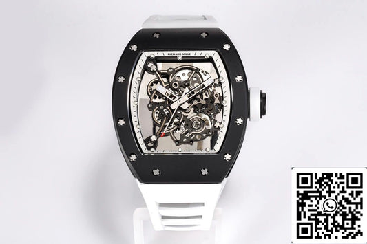 Cinturino in gomma di fabbrica BBR Richard Mille RM-055 1: 1 della migliore edizione