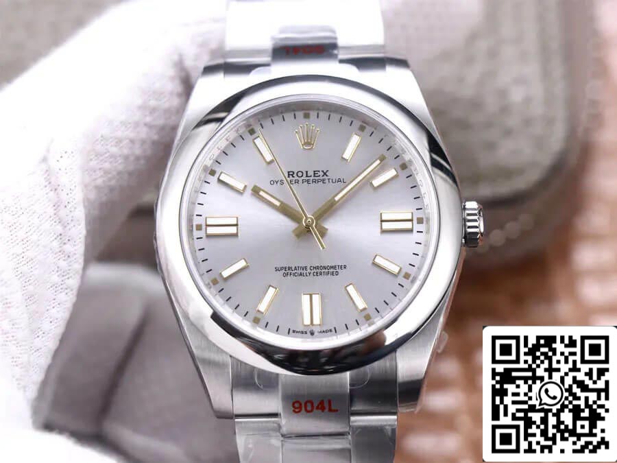 Rolex Oyster Perpetual M124300-0001 41MM 1:1 Best Edition EW Factory Acciaio inossidabile