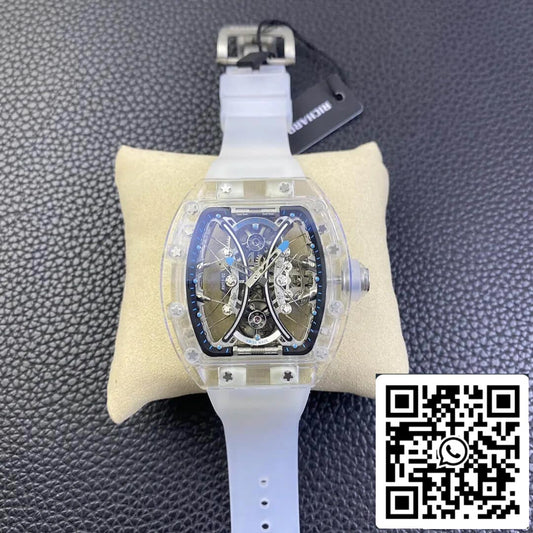 Richard Mille RM053-02 Quadrante scheletrato tourbillon trasparente RM Factory 1:1 della migliore edizione