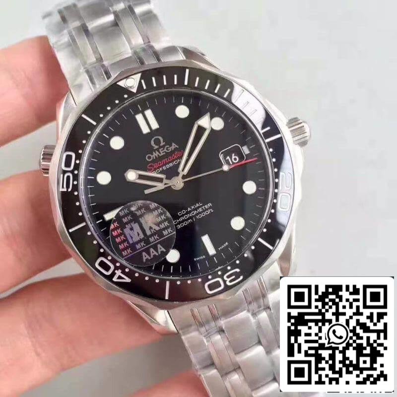 Omega Seamaster Diver 300M 212.30.41.20.01.003 MKS Factory 1:1 Best Edition suizo ETA2824 esfera negra