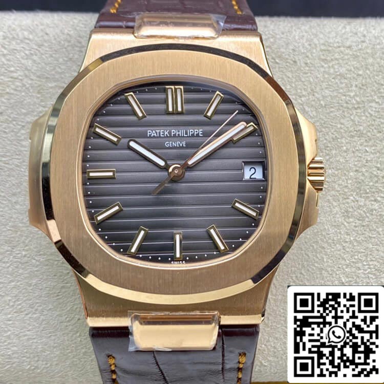 Patek Philippe Nautilus 5711R 1:1 Mejor edición 3K Esfera gris de fábrica