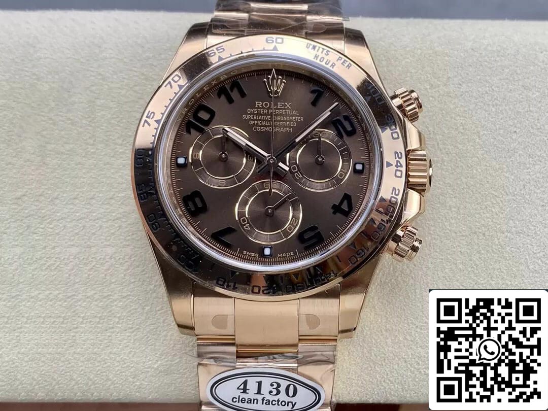 Rolex Cosmograph Daytona M116505-0011 1:1 Best Edition Clean Factory Oro rosa