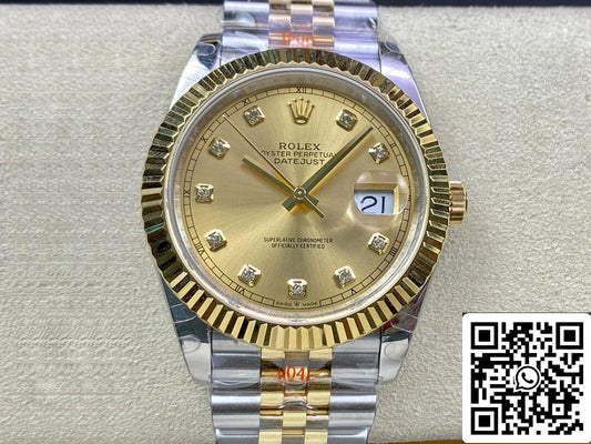 Rolex Datejust M126333-0012 1:1 Mejor Edición GM Factory Oro Amarillo