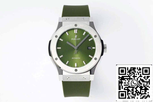 Hublot Classic Fusion 542.NX.8970.RX 42MM 1:1 Best Edition HB Quadrante verde di fabbrica