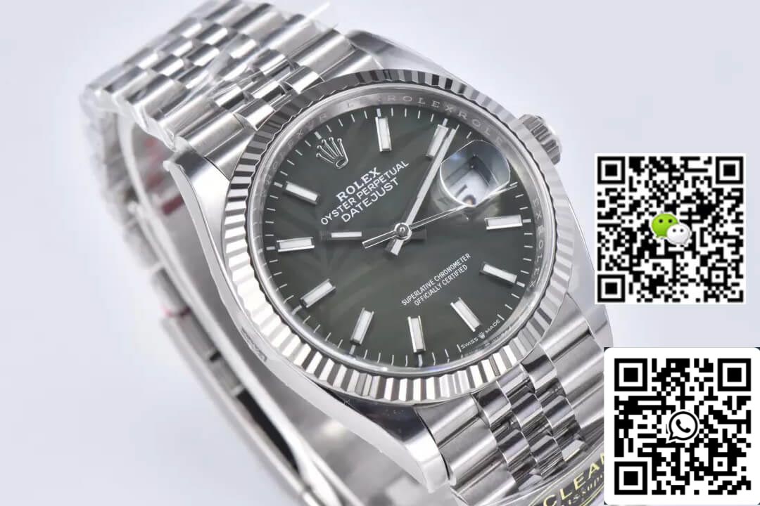 Rolex Datejust M126234-0047 36MM 1:1 Best Edition Quadrante verde fabbrica pulita