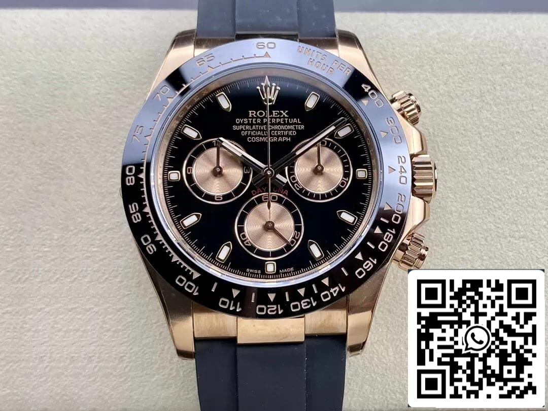 Rolex Cosmograph Daytona M116515LN-0017 1:1 Best Edition Clean Factory quadrante nero