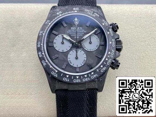 Rolex Daytona Cosmograph Diw Custom Version 1:1 Mejor Edición Noob Factory Correa Negra