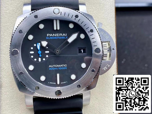 Panerai Submersible PAM01229 1:1 Best Edition VS Factory quadrante nero