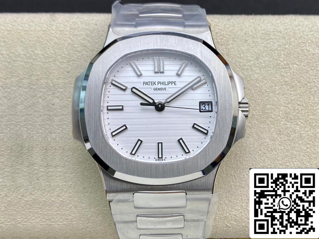 Patek Philippe Nautilus 5711/1A-011 Quadrante bianco 1:1 Best Edition 3K Factory