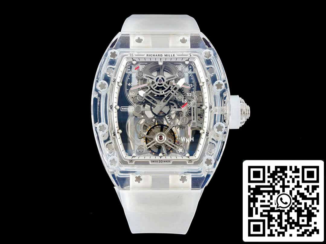 Richard Mille RM 56-01 Tourbillon 1:1 Mejor Edición Caja Transparente RM Factory