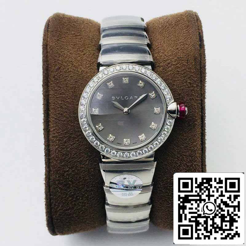 Bvlgari LVCEA 1:1 Best Edition BV Factory Diamond Gray Dial