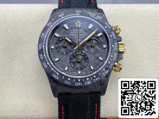 Rolex Daytona Cosmograph 1:1 Mejor Edición Diw Versión Personalizada Fibra de Carbono