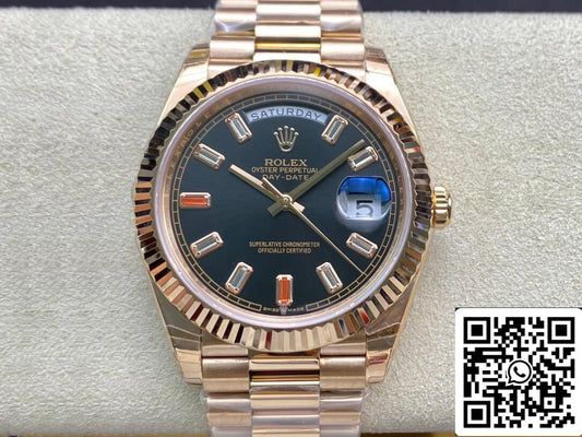 Rolex Day Date 40MM 1:1 Best Edition EW Factory in oro rosa