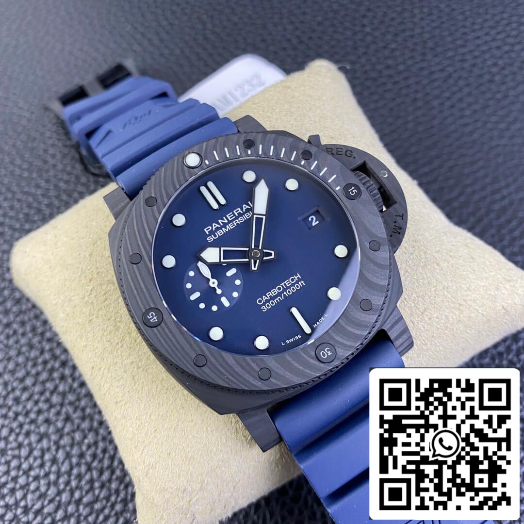 Panerai Submersible PAM01232 1:1 Best Edition VS Factory Blue Dial