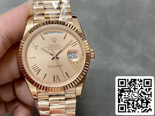 Rolex Day Date M228235-0001 1:1 Mejor edición GM Factory Rose Gold V2