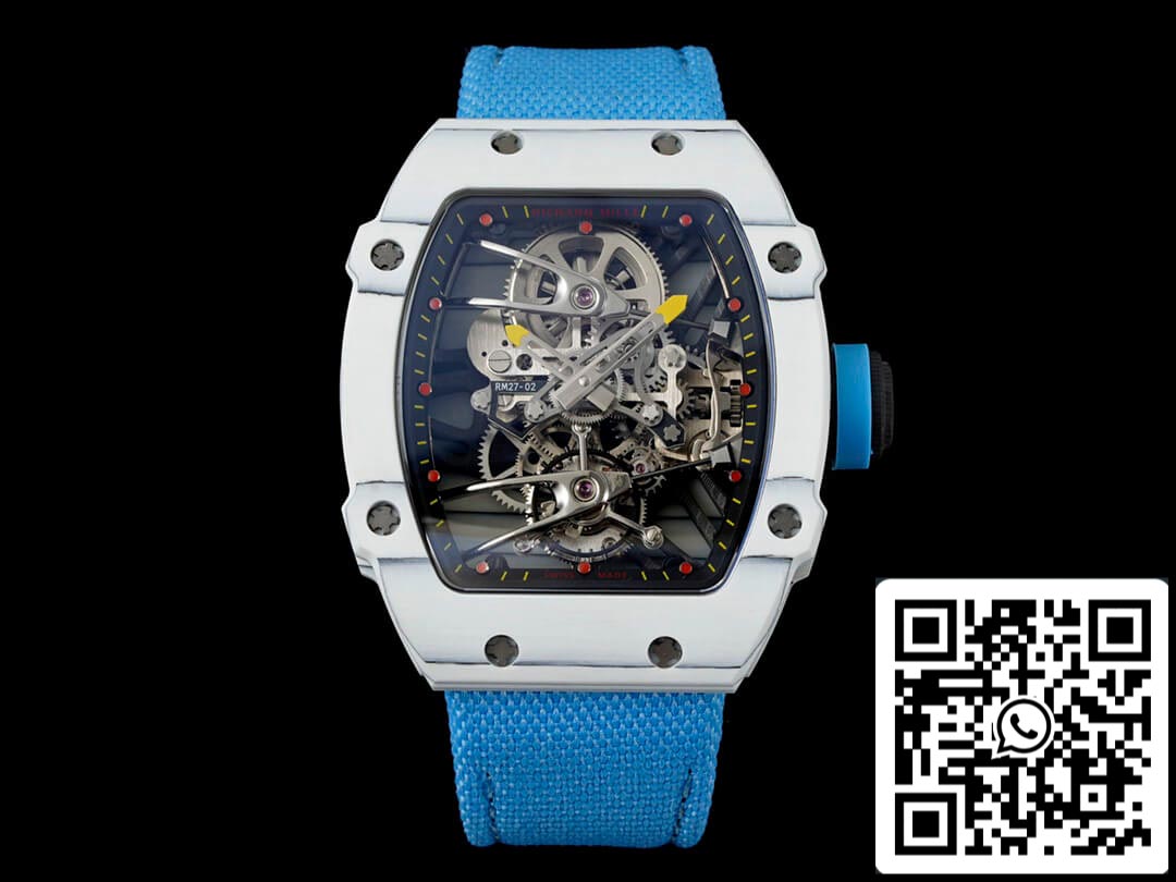 Richard Mille RM27-02 Rafael Nadal Tourbillon 1:1 Mejor Edición RM Factory Correa Azul